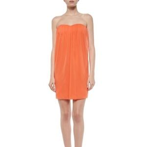 Alice & Olivia Jazz Center-Drape Strapless Dress